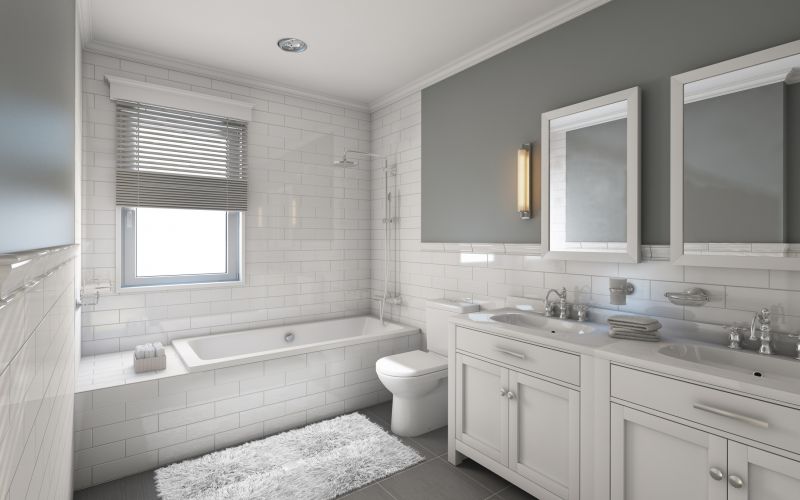 Renovated Bathroom with Storage